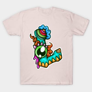 Alfabet Monster L T-Shirt